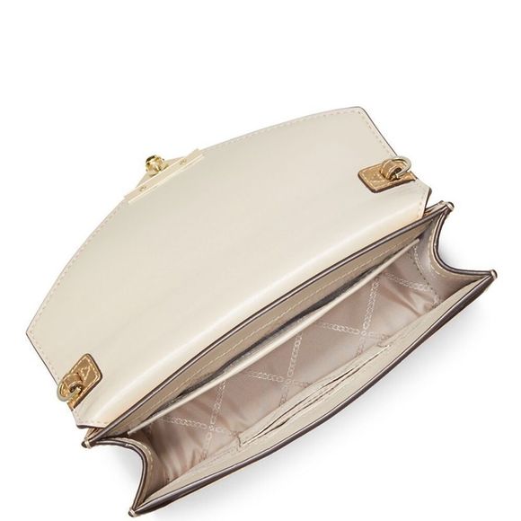 MICHAEL Michael Kors
Medium Grace Metallic Rose Gold Leather Envelope Cl… - Picture 11 of 11